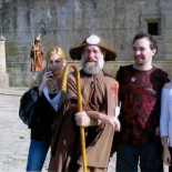 Murió Zapatones, el peregrino del Obradoiro