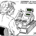 La Berluscona, haciendo dedos