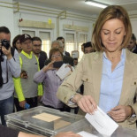 Cospedal, hundida al no lograr Ciudadanos ni un solo escaño