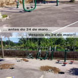 Un alcalde en funciones manda retirar aparatos de gimnasia recién puestos tras perder las elecciones [gal]