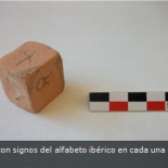 Hallan un dado con signos numerarios ibéricos en el alfar de Foz Calanda