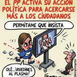 Viñeta de Ferran Martín: "Basado en hechos reales: Rajoy y sus minicambios."