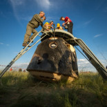La reentrada en la atmósfera terrestre vista desde el interior de una Soyuz