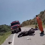 Motero en California choca de frente contra un camión de bomberos, grabado por su GoPro (en inglés)