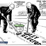 El PP propone una reforma de la Ley Electoral para favorecer a los partidos más votados [Viñeta]