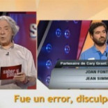 El director de 'Saber y Ganar' pide perdón por un error