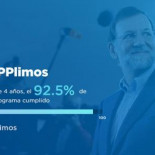 El PP provoca carcajadas en las redes al presumir de que han cumplido el 92,5% de su programa