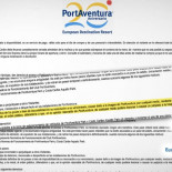 PortAventura amenaza con impedir la entrada a quienes critiquen al parque en las redes sociales