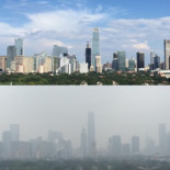 Así lució el cielo azul en Pekín después de dos semanas sin 2,5 millones de coches [ENG]