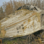 El Transbordador de madera: Modelo del proyecto Buran para túnel de viento pudriéndose (ING)