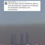 Ahora Madrid responde a Esperanza Aguirre sobre la criminalización a los conductores y la libertad