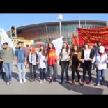 Momento de las explosiones del atentado de Ankara