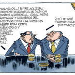 Los altos cargos (viñeta)