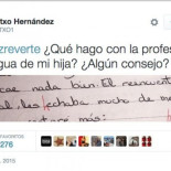 ¿Qué hacer cuando la profesora de lengua de tu hija corrige una redacción y lo hace mal?
