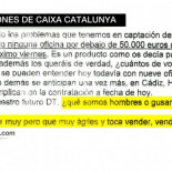 "¿Sois hombres o gusanos?" La presión de Caixa Catalunya a sus empleados para que vendieran preferentes
