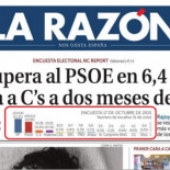 Otra portada de La Razón, otro gráfico enloquecido
