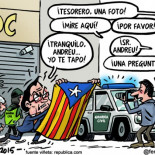 La viñeta de Ferrán Martín: Tapando