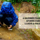 6 razones para jugar afuera cuando llueve o hace frío