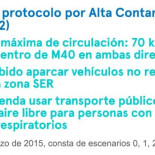 El Ayuntamiento de Madrid activa el nivel 2 del protocolo de Alta Contaminación