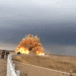 Así es la  onda expansiva de un coche bomba