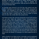 ISIS reivindica oficialmente los atentados de Paris