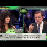 Rajoy menos del 1% son trabajos temporales en España