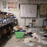 Nos han destrozado el cole