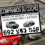 "Compro coche". ¿Qué hay detrás de los carteles que más visitan tu parabrisas?
