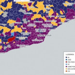 El cinturón rojo de Barcelona se vuelve morado