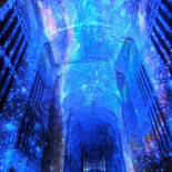 Proyecciones en una capilla gótica del s. XVI