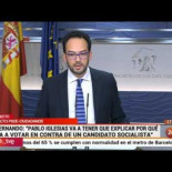 Vídeo íntegro de la comparecencia de Antonio Hernando: PSOE acusa a Podemos de mentir