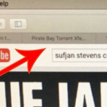 Cazan a Kanye West, defensor del copyright, con un enlace a Pirate Bay en su navegador