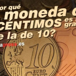 ¿Por qué la moneda de 5 céntimos es más grande que la de 10?