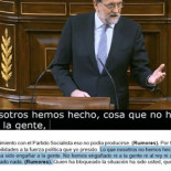 El lapsus de Rajoy, corregido en el Diario de Sesiones del Congreso