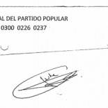 Así era la nota que el PP entregaba para 'lavar' los 1.000 euros sin equivocarse