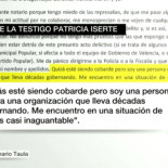 La exasesora del PP de Valencia que dijo "no" al blanqueo: "Estaba en una situación de estrés casi inaguantable"