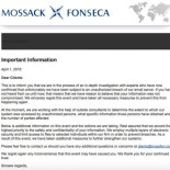 El correo que envió a sus clientes el bufete de los papeles de Panamá tras conocer la filtración