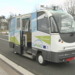 El autobús sin conductor ya circula por Donostia