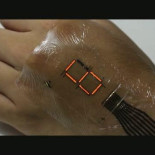 Materia orgánica ultrafina convierte nuestra piel en una pantalla (ING)