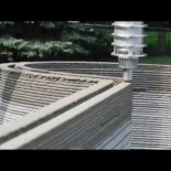 Fabricando un castillo con una impresora 3D de hormigón