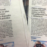 'El País' cambia su portada para amenazar a quien vincule a Cebrián con Panamá