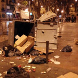 Altercados en Gracia tras el desalojo del Banc Expropiat [CAT]