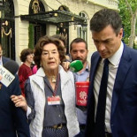 La voluntaria de Cáritas que increpó a Pedro Sánchez es la duquesa de Maura