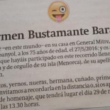 Lo último en esquelas: incluyen un emoticono para despedir a un familiar