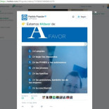 Tuit del PP: "Estamos a favor de la pensiones, también las de las mujeres"