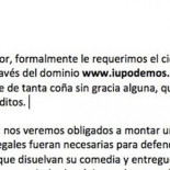Izquierda Unida se mofa del burofax del PP a El Mundo Today