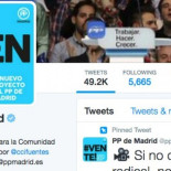 La lección de ortografía fallida del PP de Madrid en Twitter