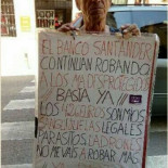 Un parado mantiene una huelga de hambre de dos semanas como protesta ante una comisión bancaria