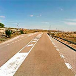 Fallecen dos ciclistas arrollados por un turismo en la N-330, a la altura de Botorrita