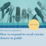 Guía elaborada por la OMS sobre cómo responder a los antivacunas en público (ENG)